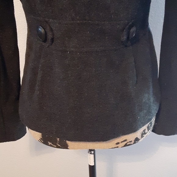 Ann Taylor Loft short wool peacoat. 0 NWOT - Picture 9 of 14